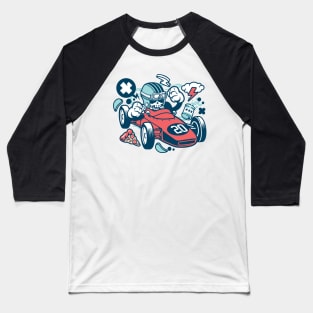 Skull racer Baseball T-Shirt